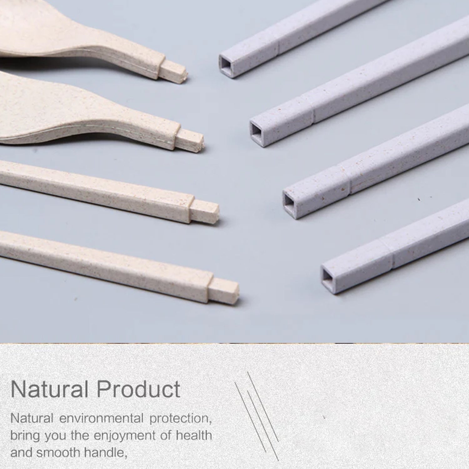 2243 Spoon Fork Chopsticks Set Dinnerware 3PCS/Set Lunch Tableware Detachable Cutlery Portable Travel Kitchen Accessories DeoDap 2243 Spoon Fork Chopsticks Set Dinnerware 3PCS/Set Lunch Tableware Detachable Cutlery Portable Travel Kitchen Accessories DeoDap